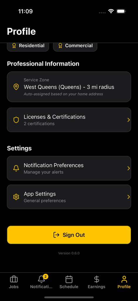 Step 2: Go to Profile Settings